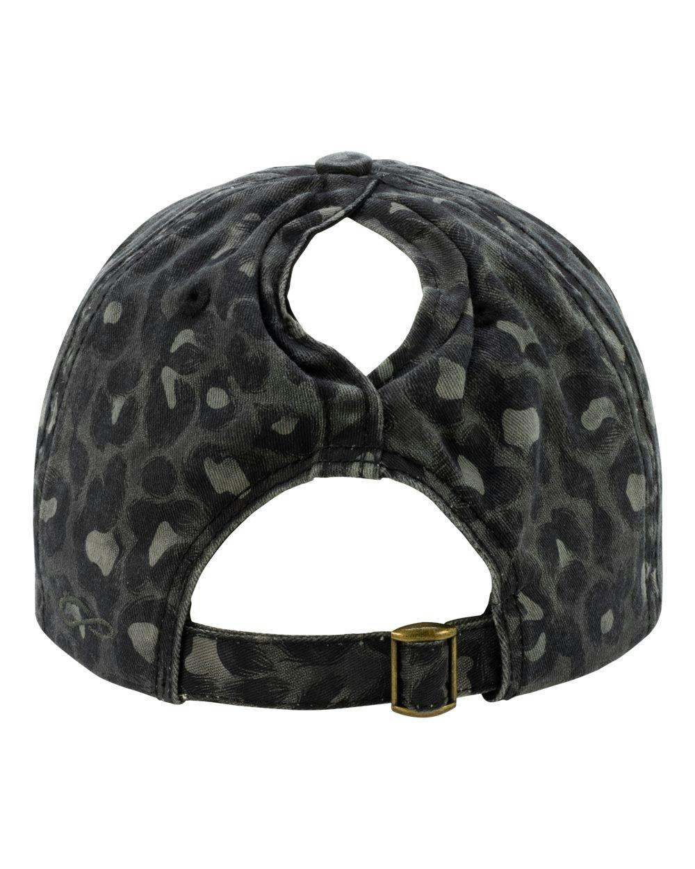 Women's Garment-Washed Fashion Print Cap [HATTIE]