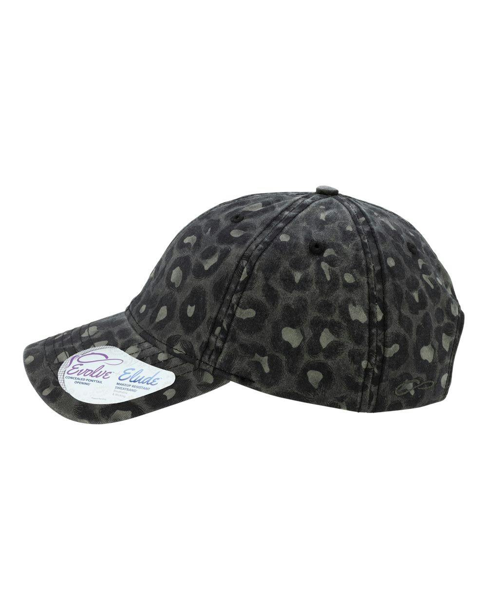 Women's Garment-Washed Fashion Print Cap [HATTIE]