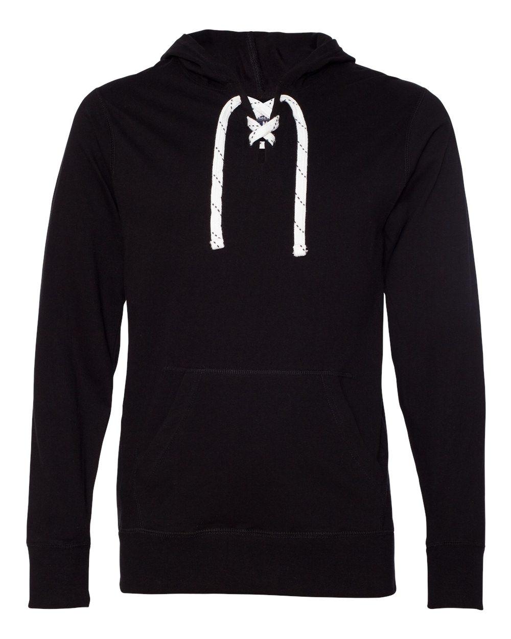 Jersey Sport Lace Hooded Pullover [8231]