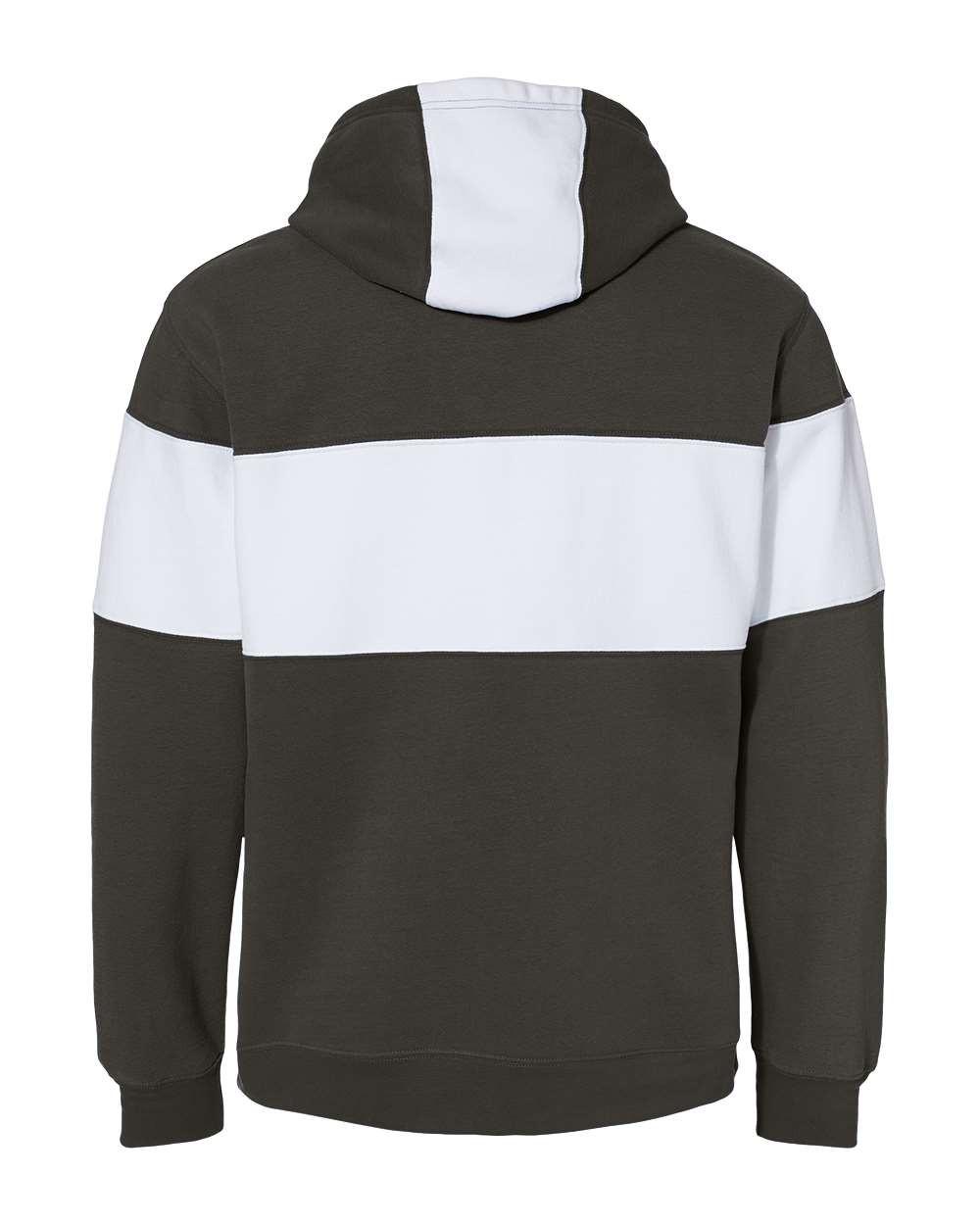 Varsity Fleece Colorblocked Hooded Sweatshirt [8644]