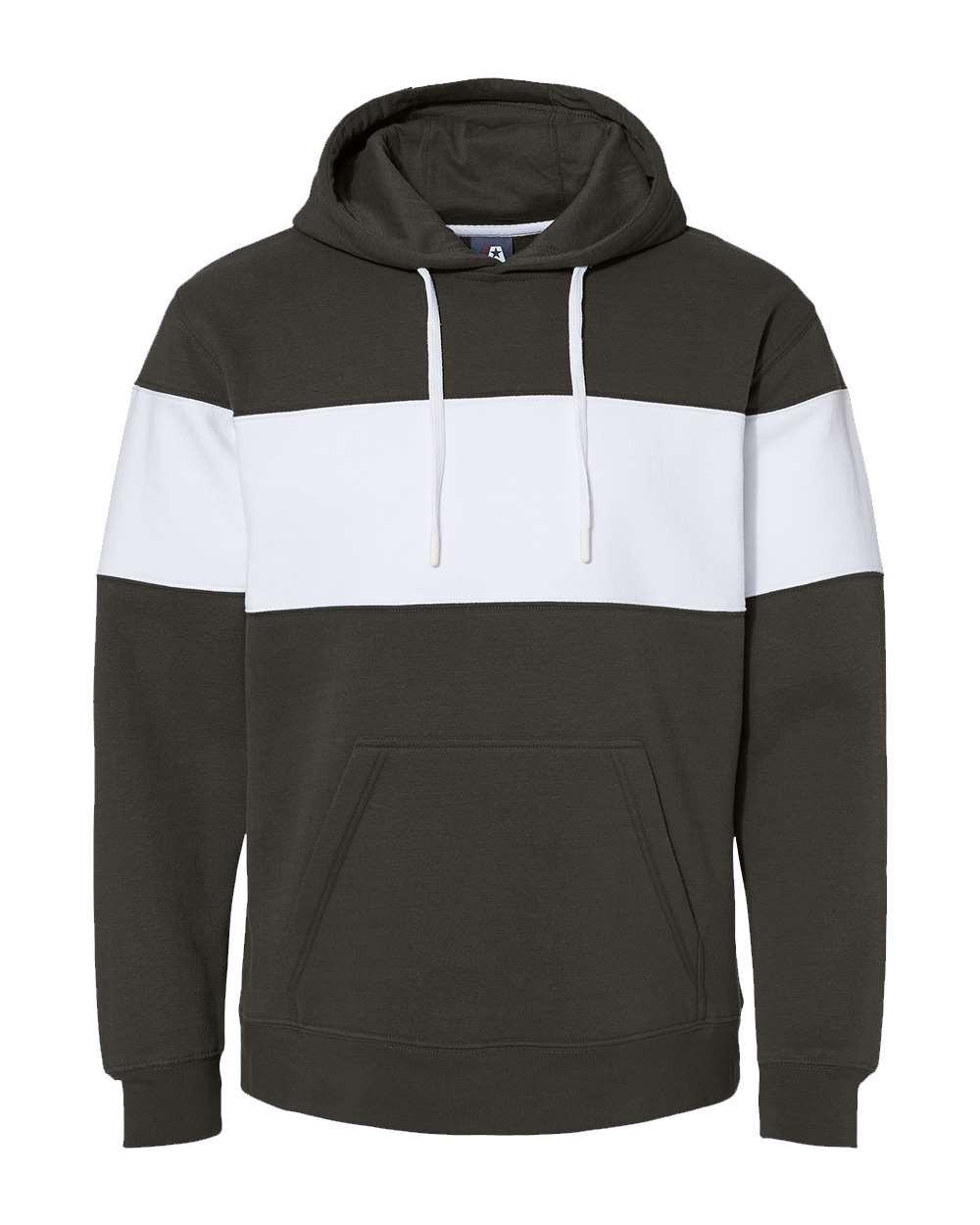 Varsity Fleece Colorblocked Hooded Sweatshirt [8644]