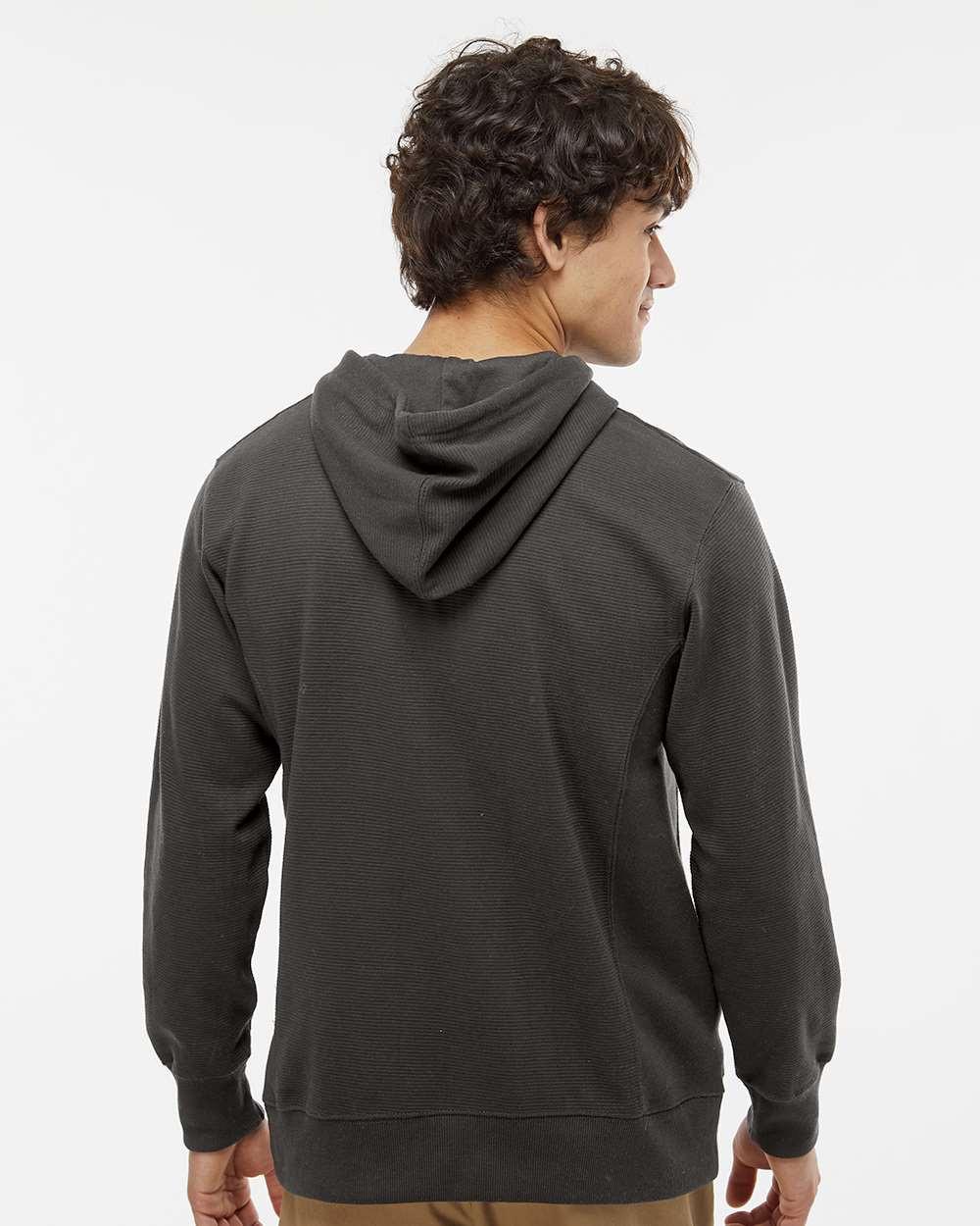 Ripple Fleece Hooded Sweatshirt [8706]