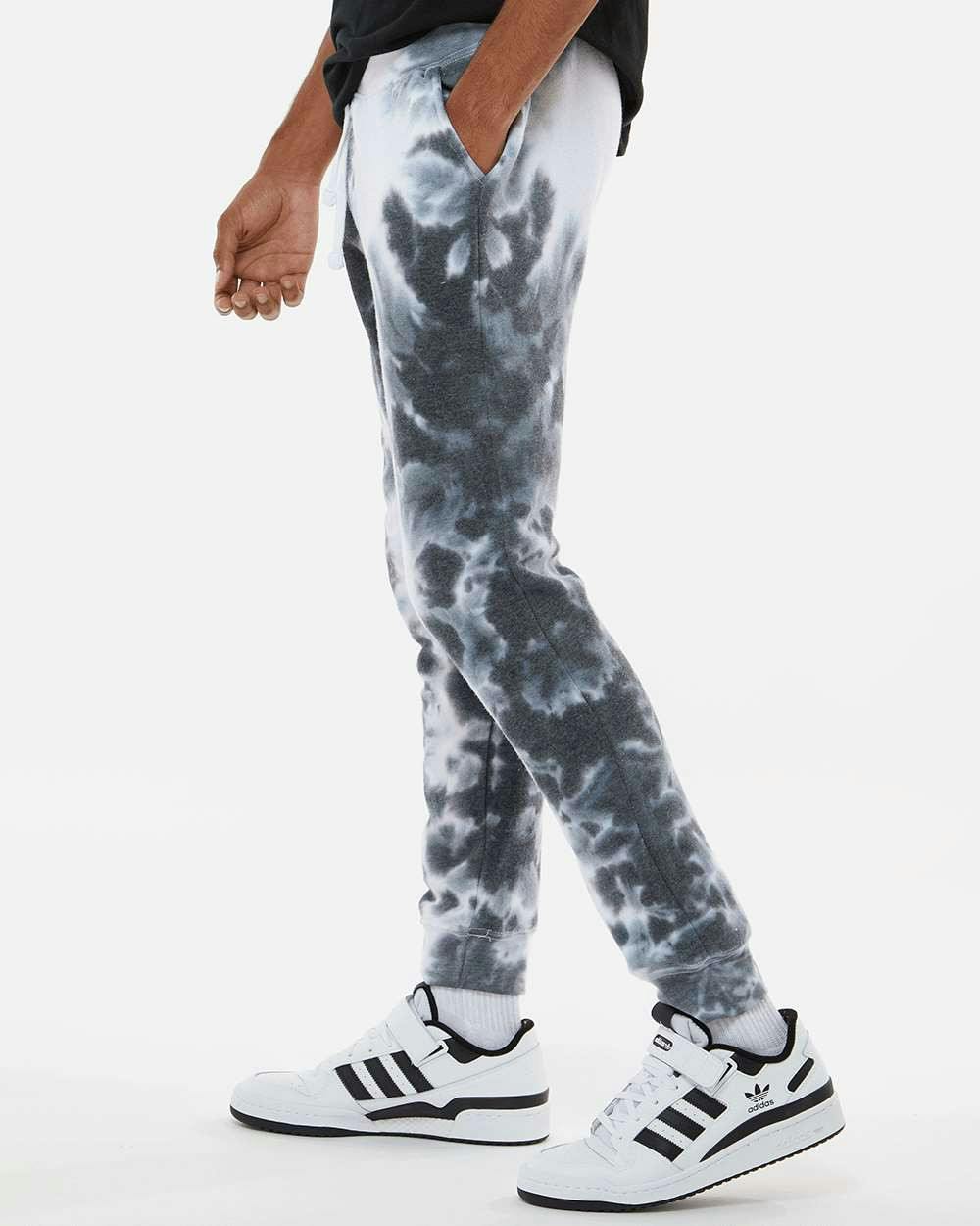 Tie-Dyed Fleece Joggers [8884]