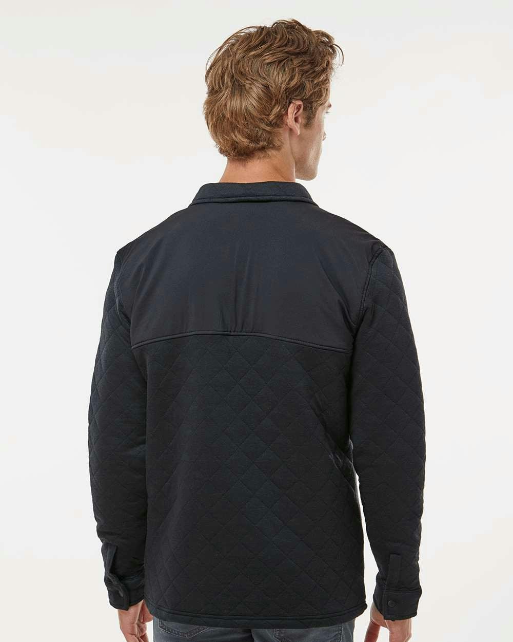 Quilted Jersey Shirt Jacket [8889]