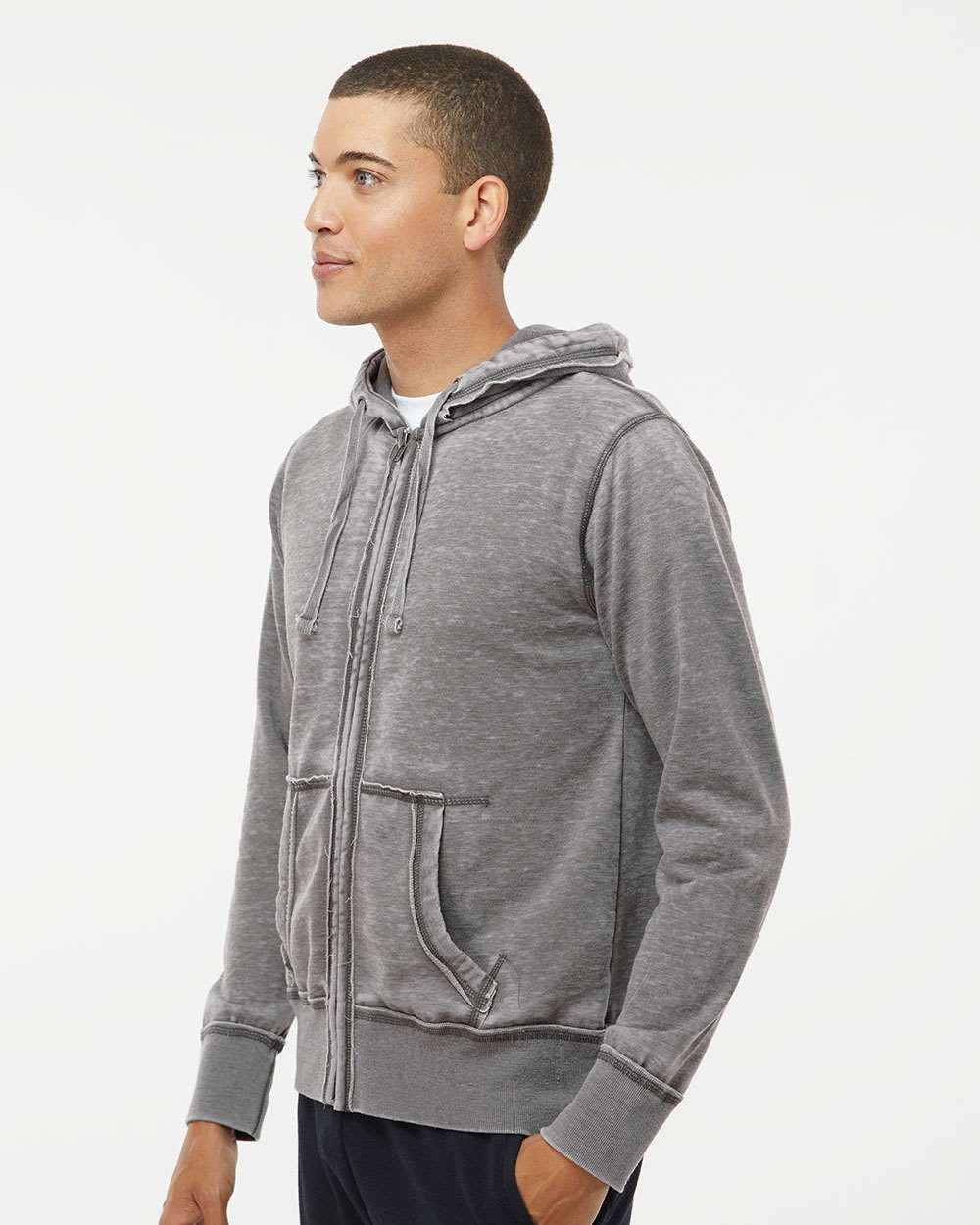 Vintage Zen Fleece Full-Zip Hooded Sweatshirt [8916]