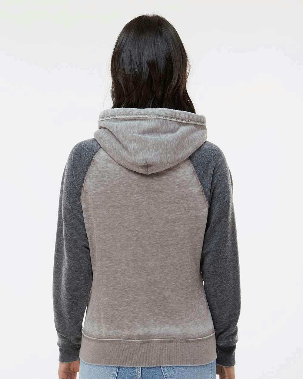 Women's Zen Fleece Raglan Hooded Sweatshirt [8926]