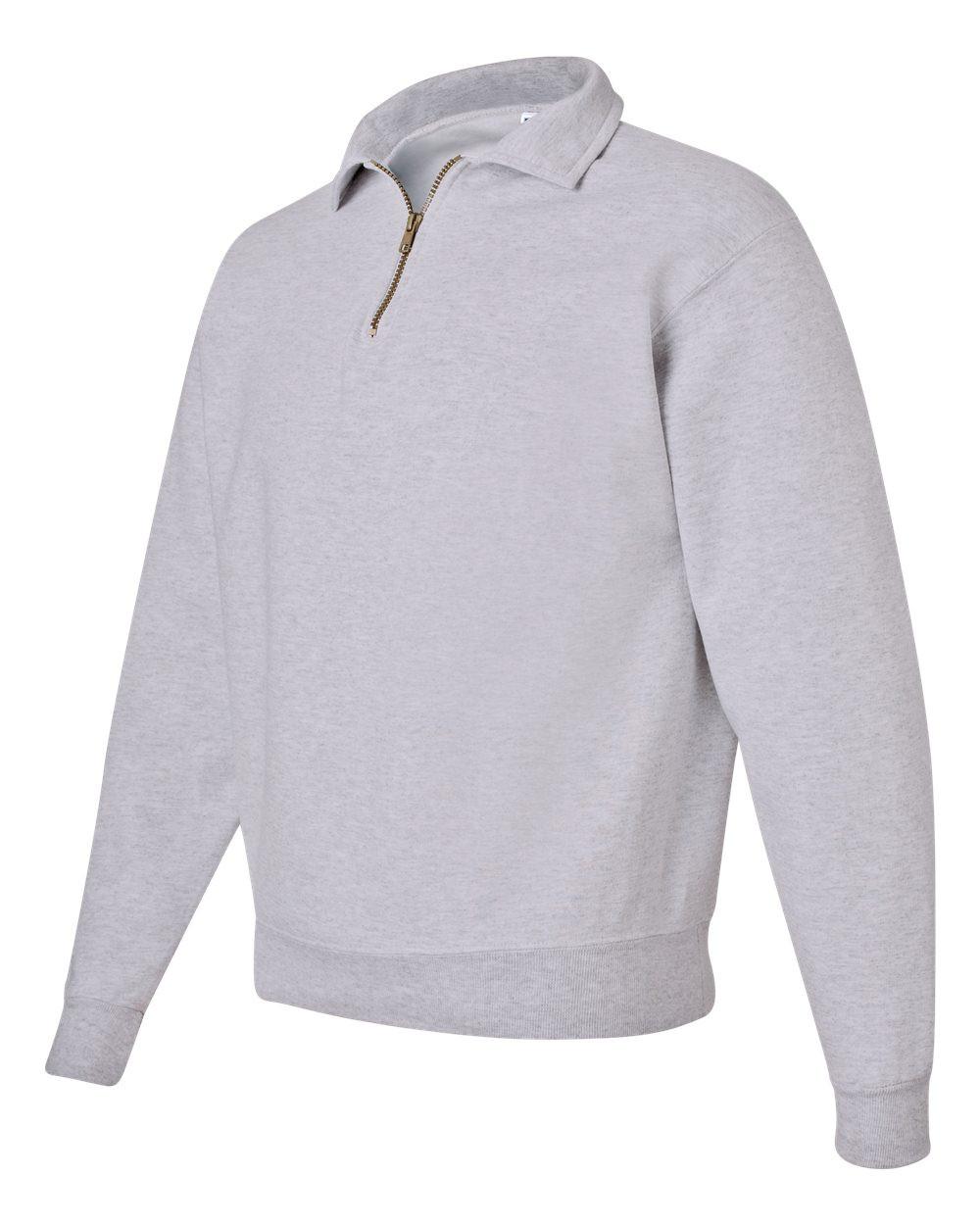 Super Sweats NuBlend® Quarter-Zip Cadet Collar Sweatshirt [4528MR]