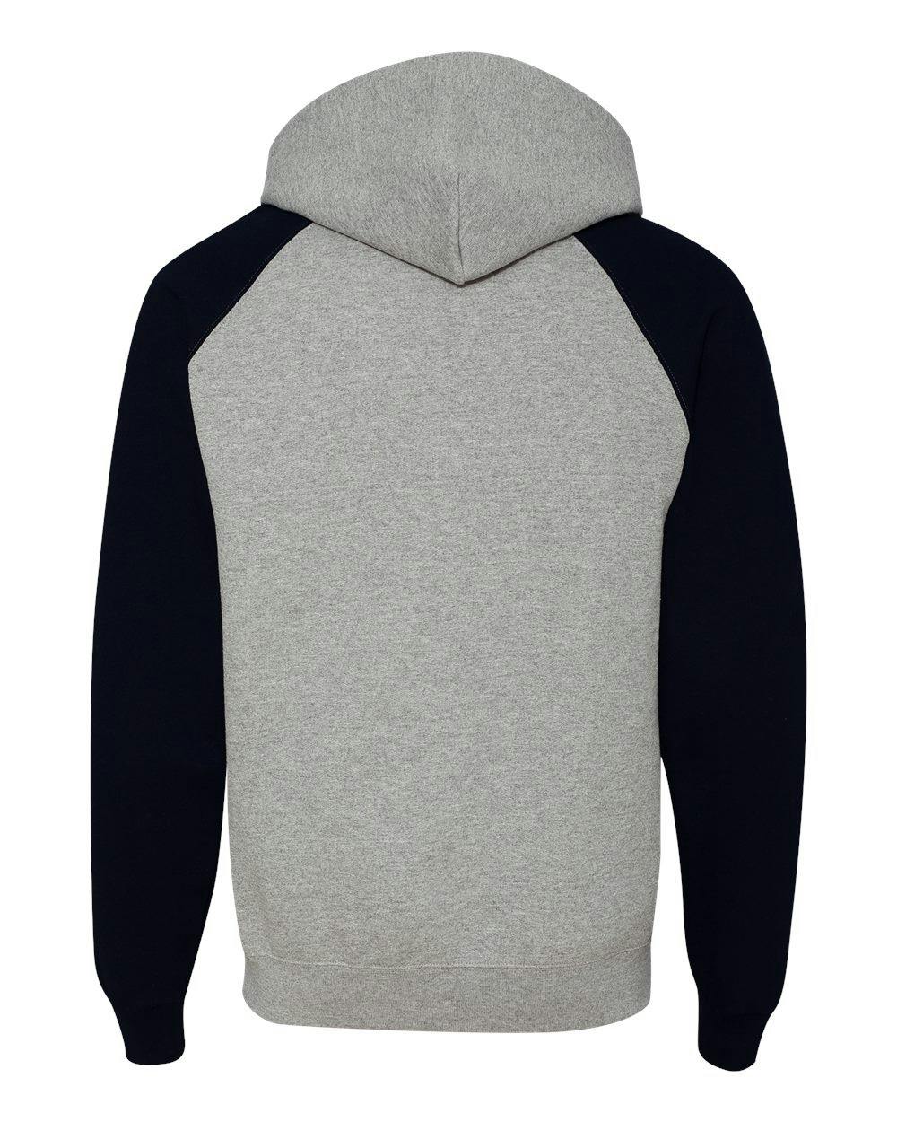 Nublend® Colorblocked Raglan Hooded Sweatshirt [96CR]