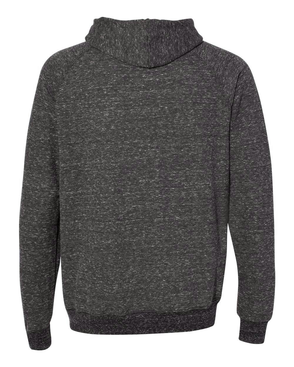 Snow Heather French Terry Raglan Hooded Sweatshirt [90MR]