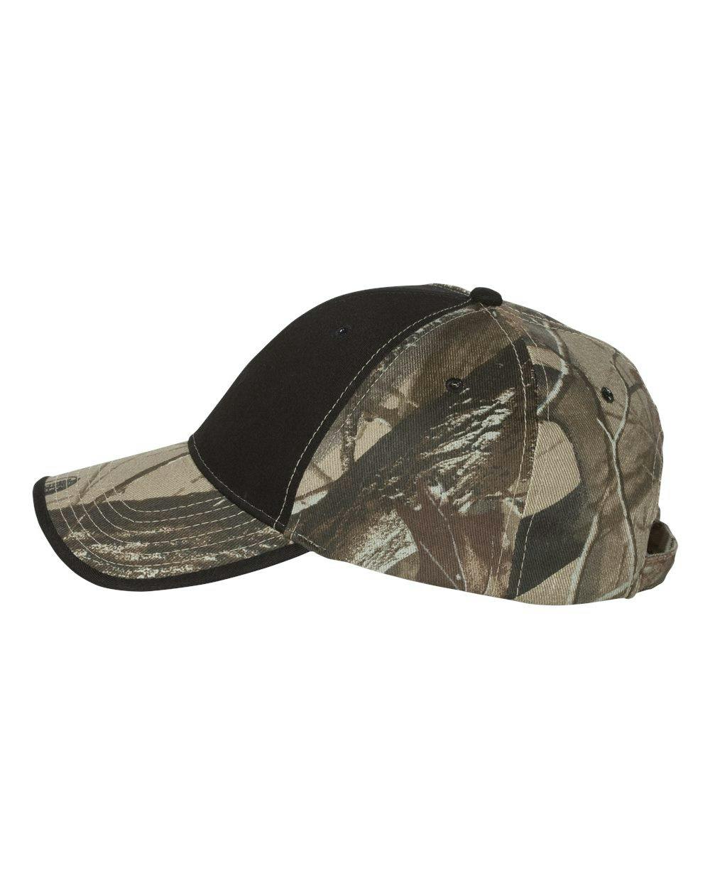 Solid Front Camo Back Cap [LC102]