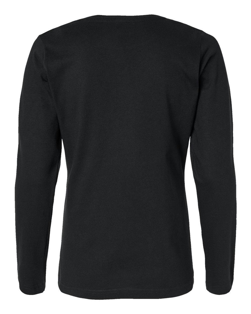 Women's Long Sleeve Premium Jersey Tee [3588]