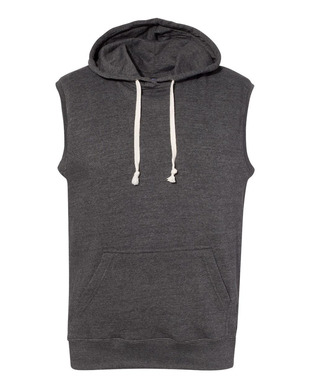 Triblend Sleeveless Hooded Sweatshirt [8877]