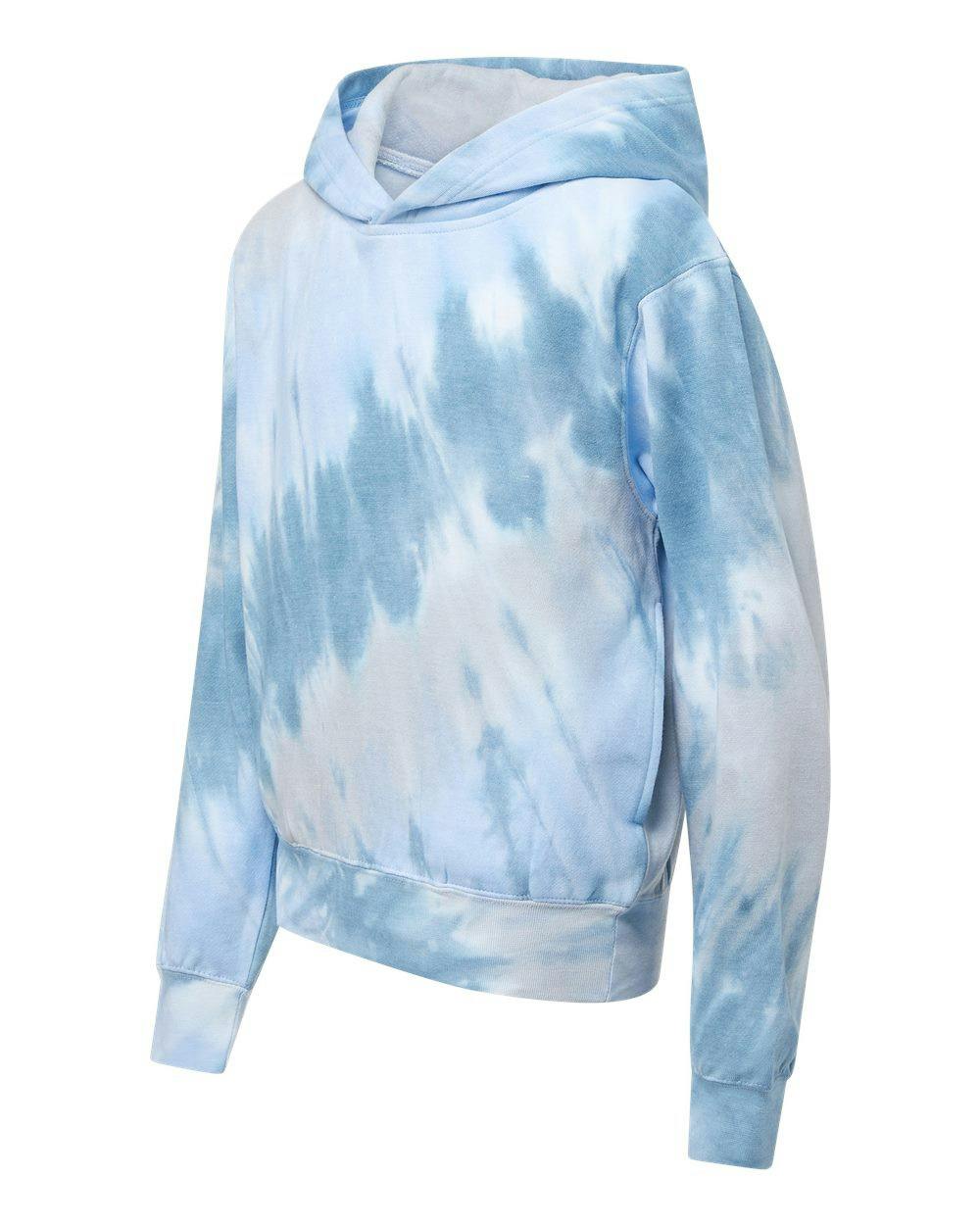 Youth Classic Fleece Tie Dye Hooded Sweatshirt [128Y]