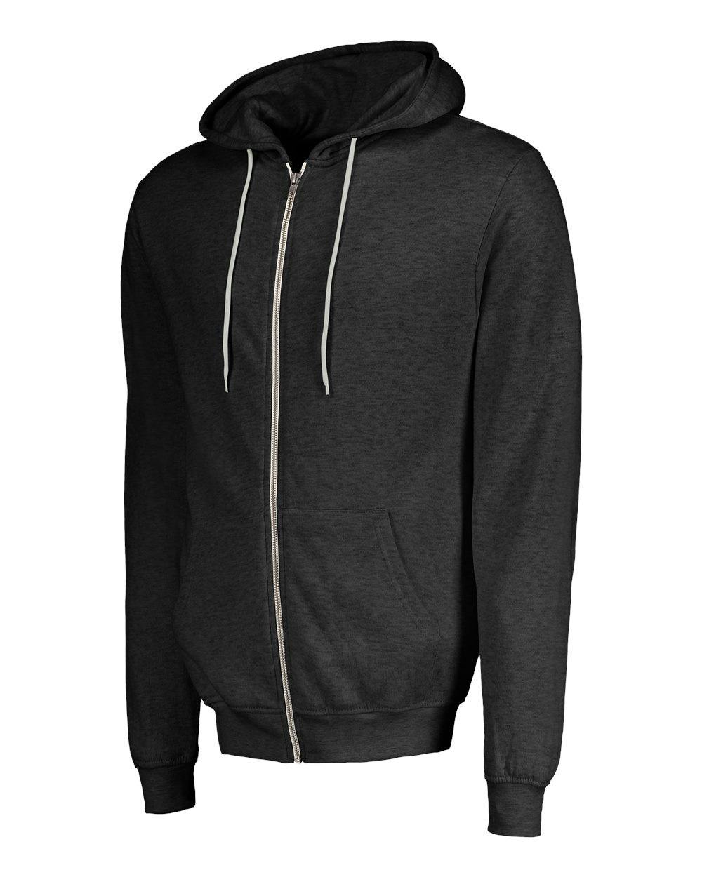 Retro Heather Full-Zip Hooded Sweatshirt [2349]