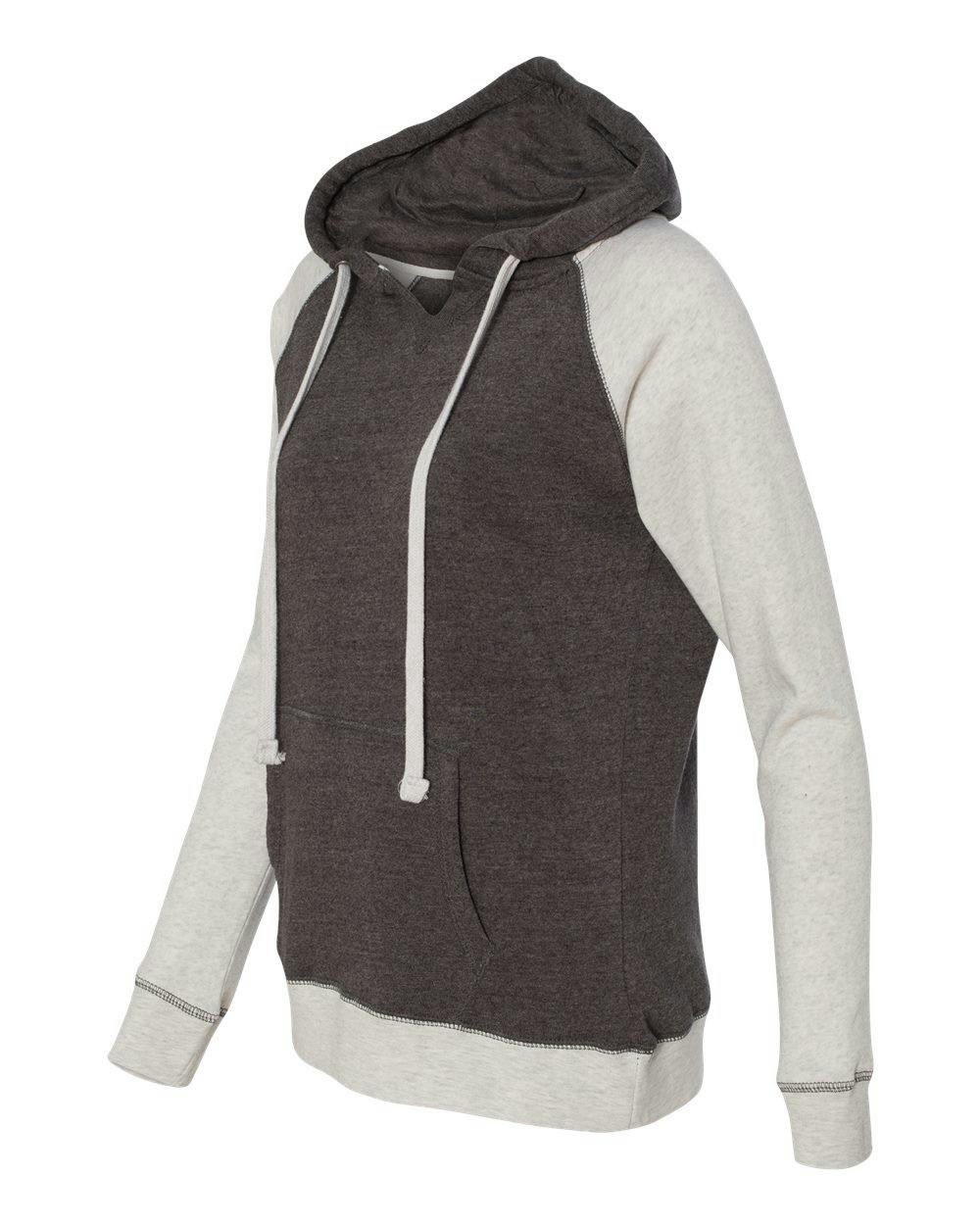 Women’s Harper Raglan Hooded Sweatshirt [W17127]