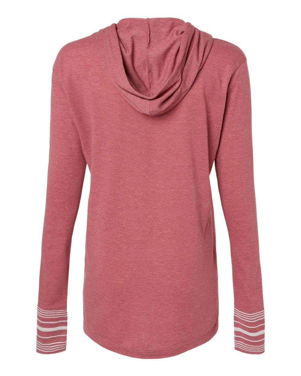 Women's Heathered Jersey Hooded Tunic [W19439]