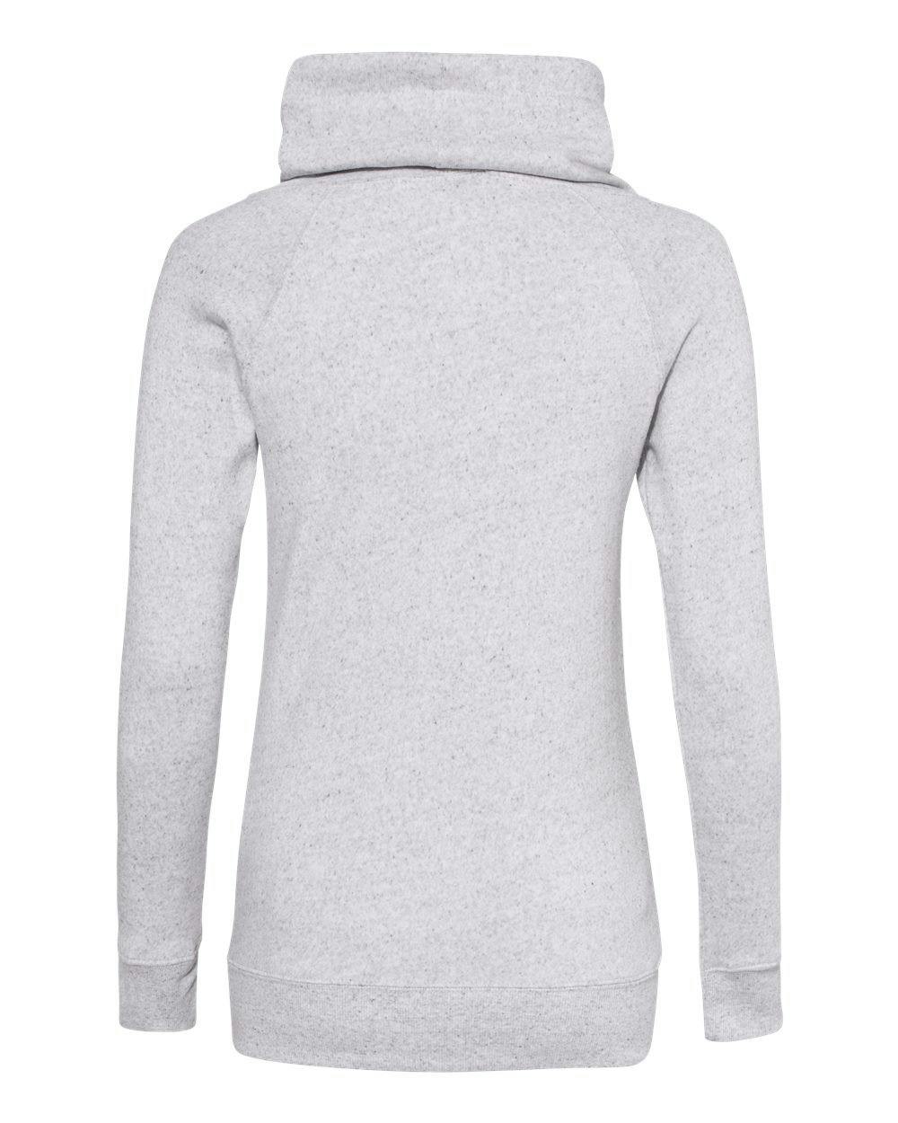 Women’s Space-Dyed Cowl Neck Sweatshirt [W20155]