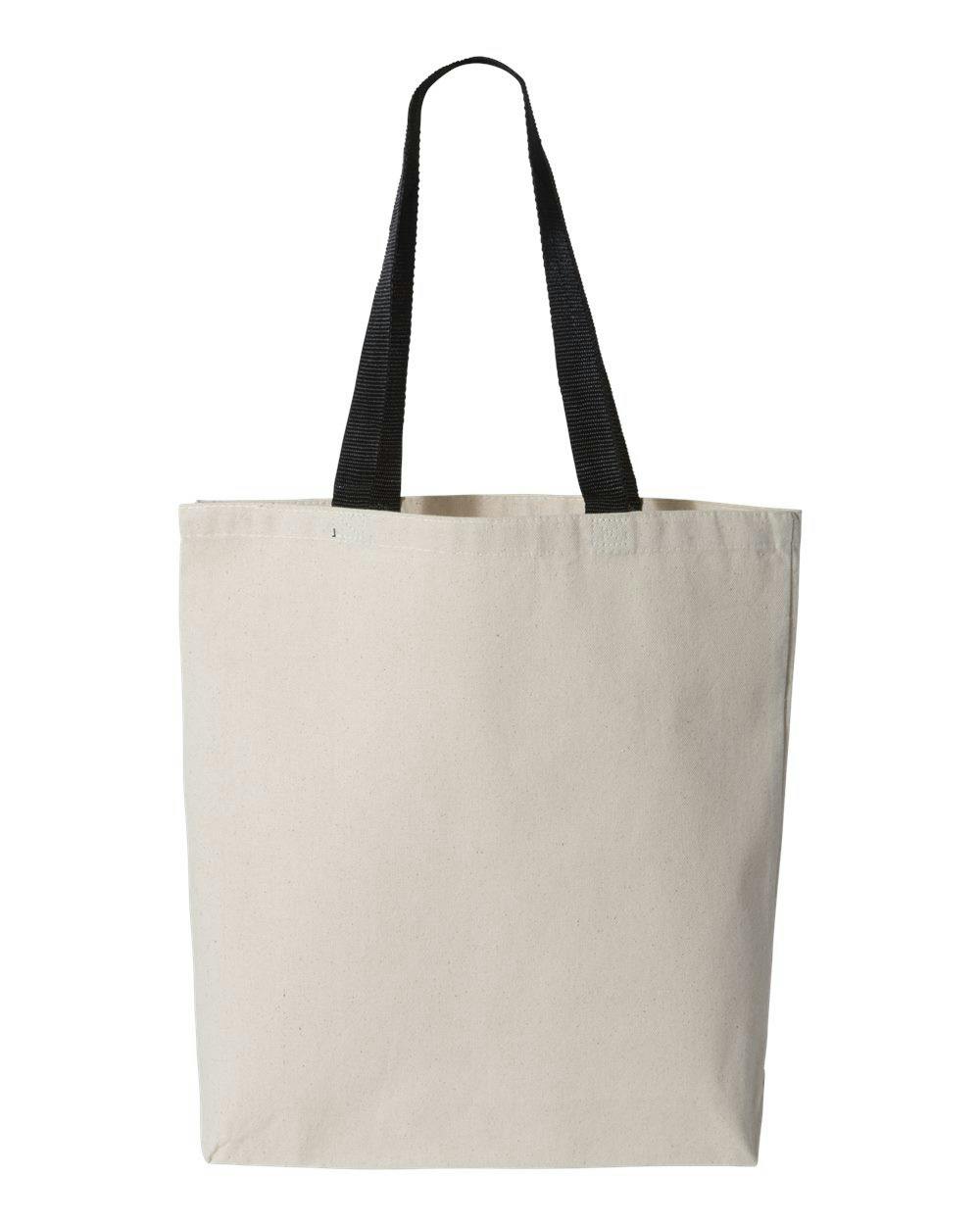 11L Canvas Tote with Contrast-Color Handles [Q4400]