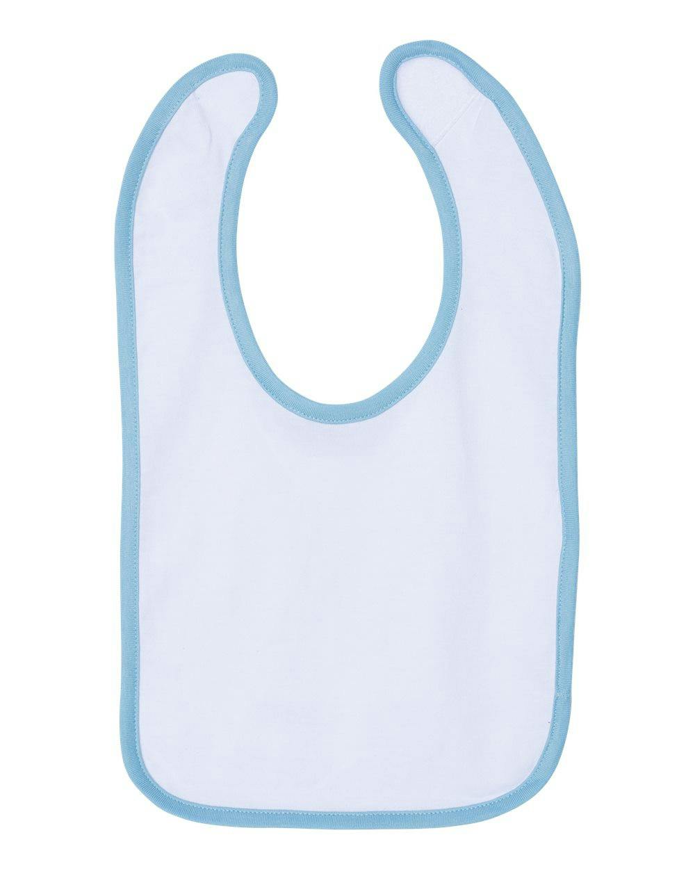 Infant Contrast Trim Premium Jersey Bib [1004]