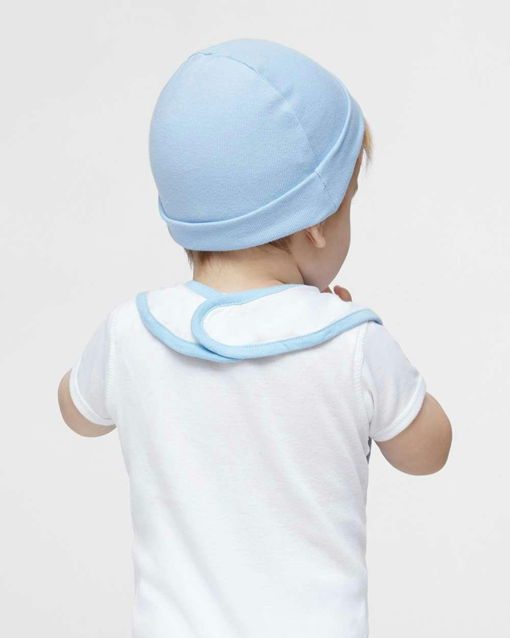 Infant Contrast Trim Premium Jersey Bib [1004]