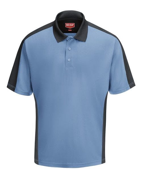 Short Sleeve Performance Knit Two Tone Polo [SK54]