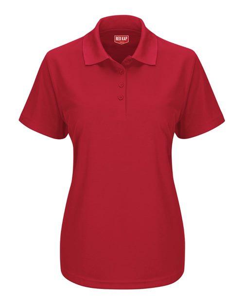 Women's Short Sleeve Performance Knit Pocketless Core Polo [SK97]