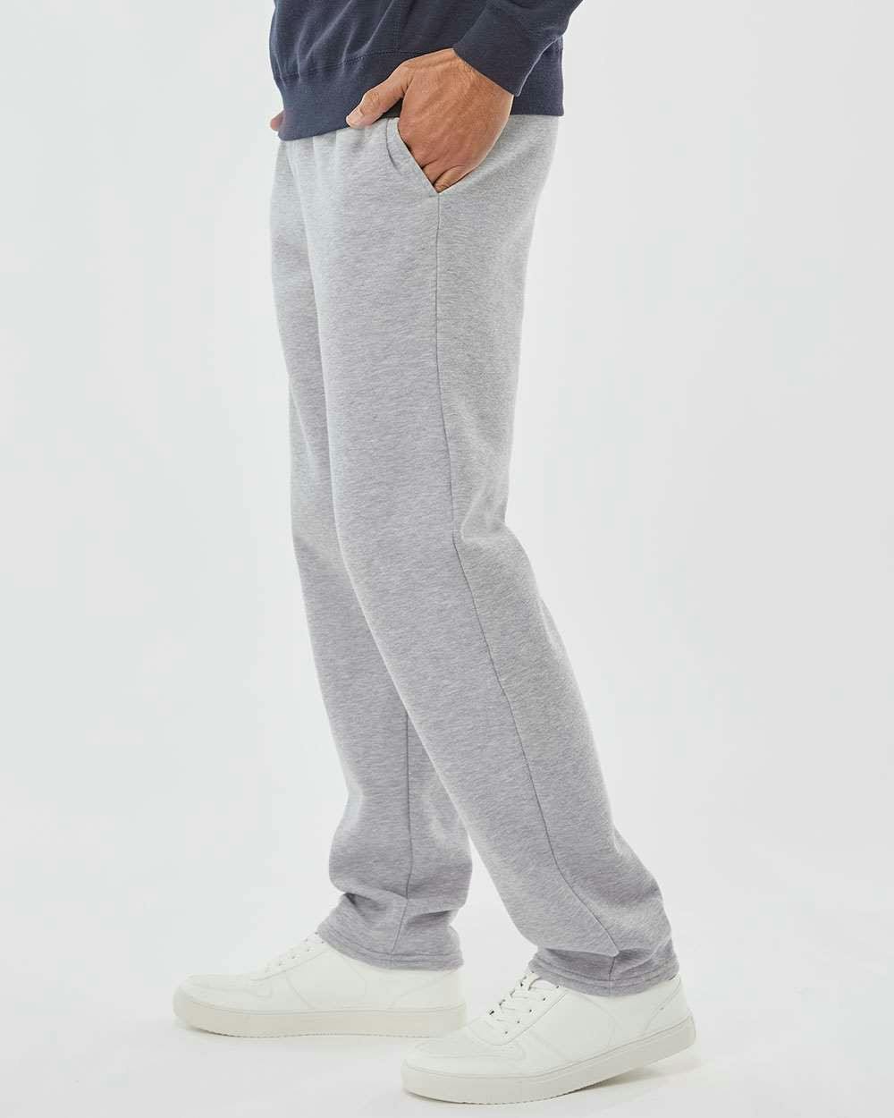 Cotton Rich Open-Bottom Sweatpants [82ANSM]