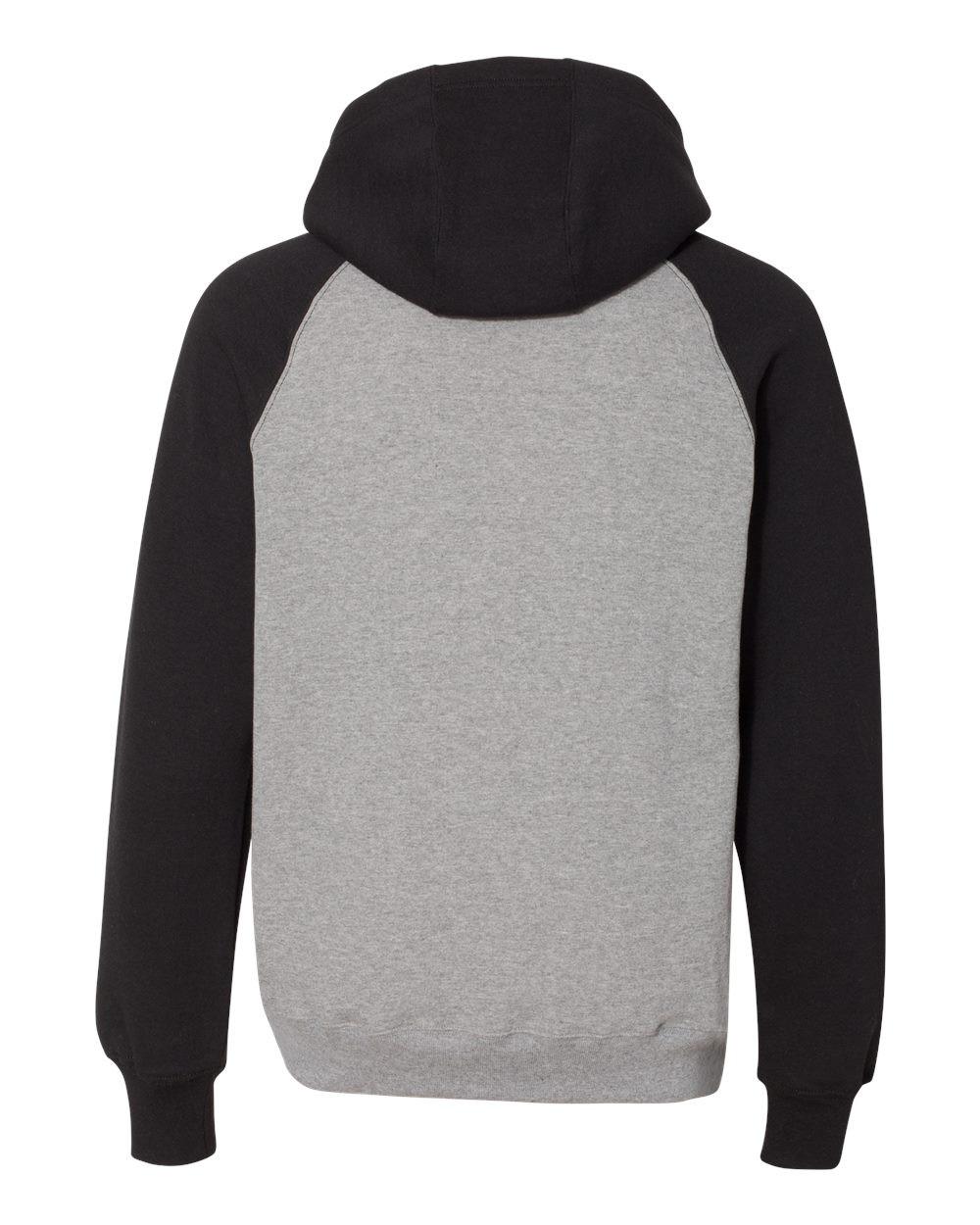 Dri Power® Colorblock Raglan Hooded Sweatshirt [693HBM]