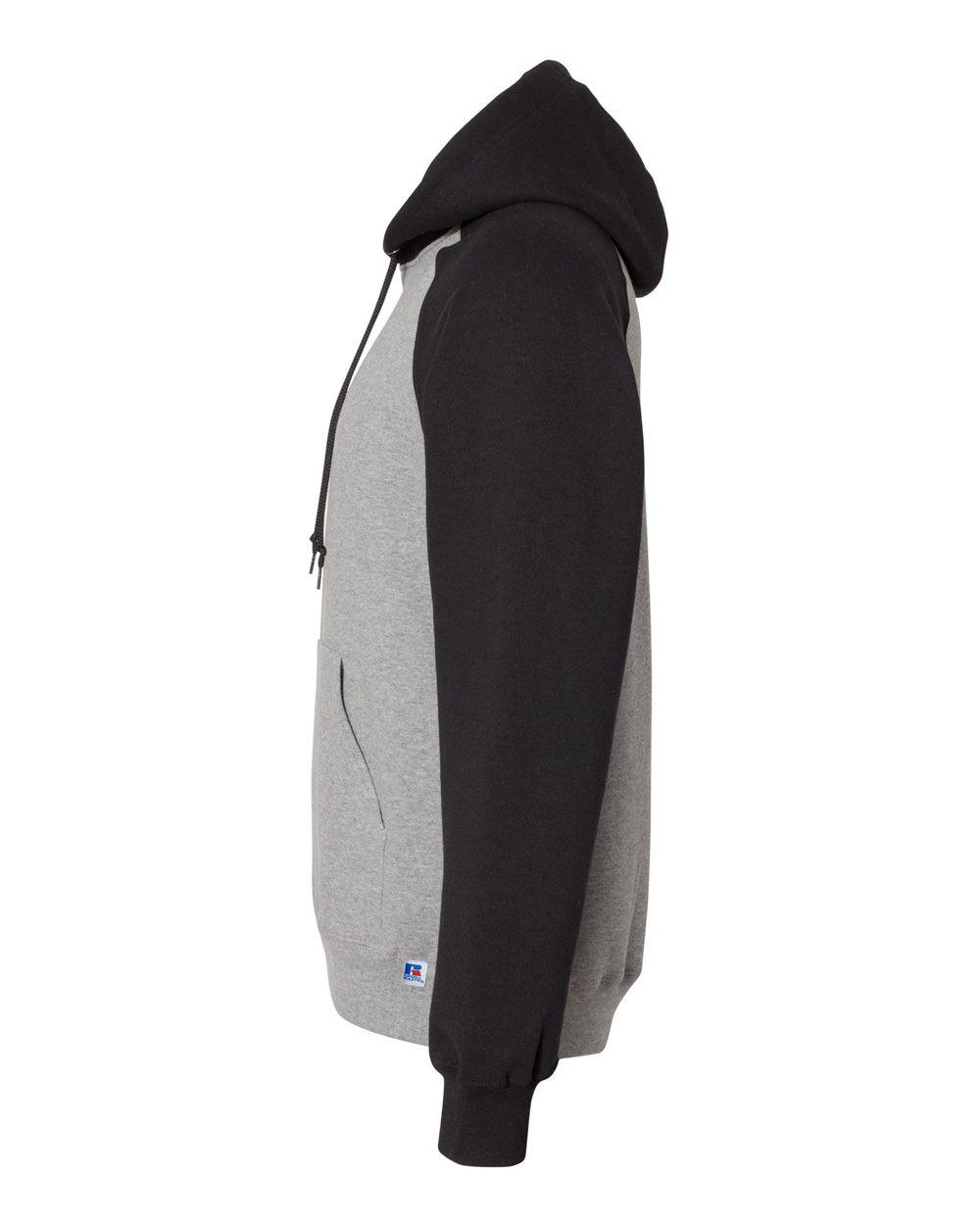 Dri Power® Colorblock Raglan Hooded Sweatshirt [693HBM]