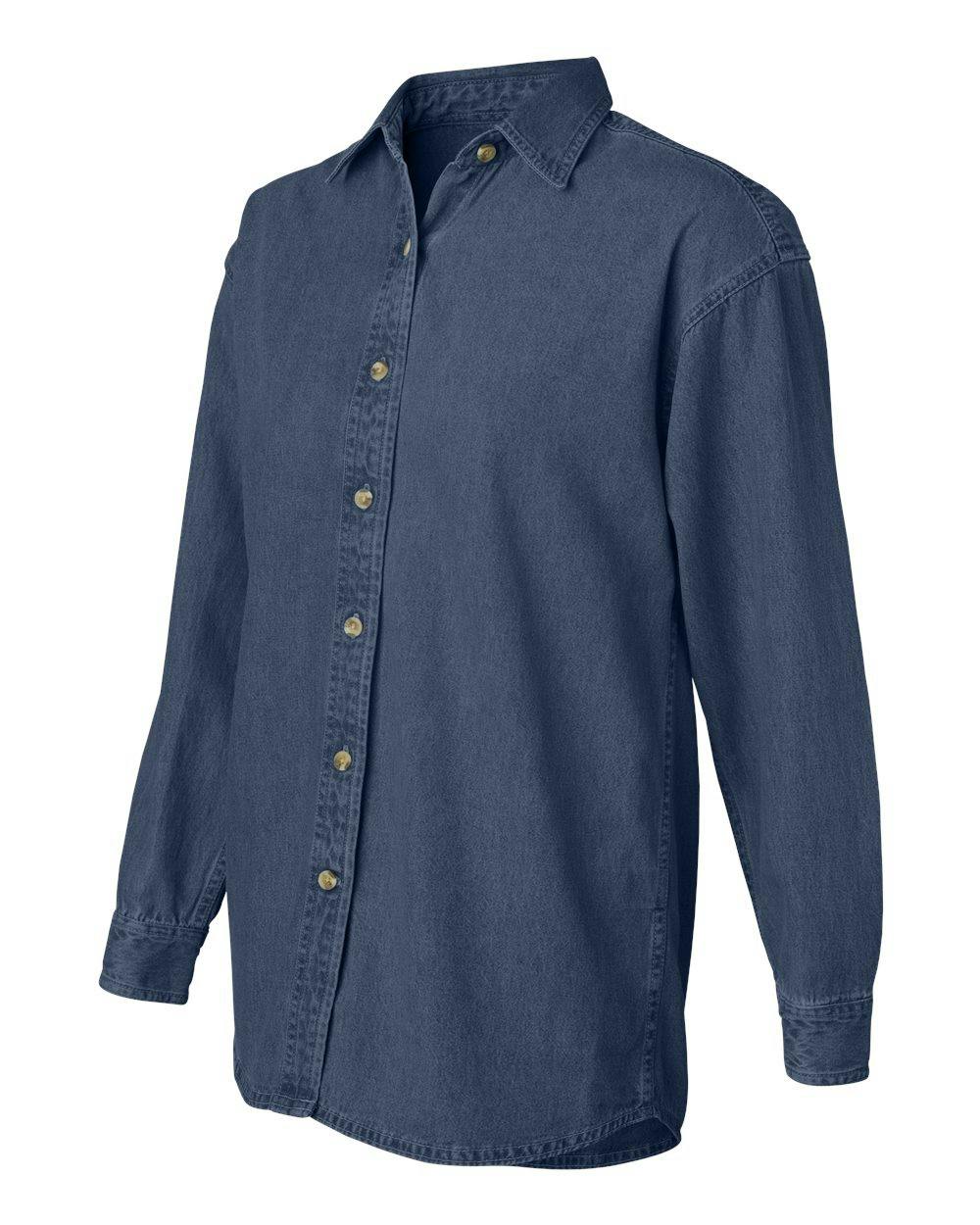 Women's Denim Long Sleeve Shirt [5211]