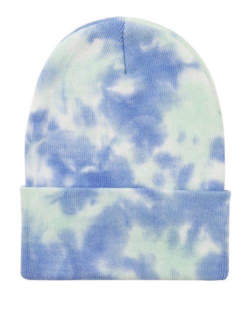 12" Tie-Dyed Cuffed Beanie [SP412]