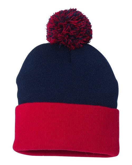 12" Pom-Pom Cuffed Beanie [SP15]