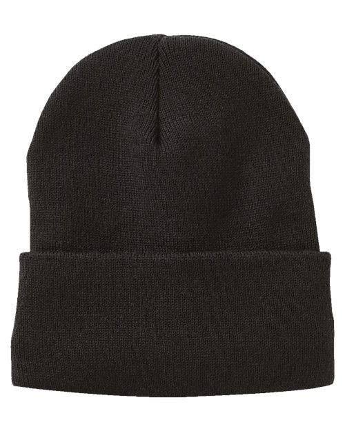 12" Jersey Lined Cuffed Beanie [SP12JL]