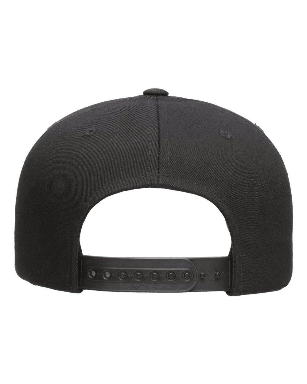 Five-Panel Cotton Twill Snapback Cap [6007]