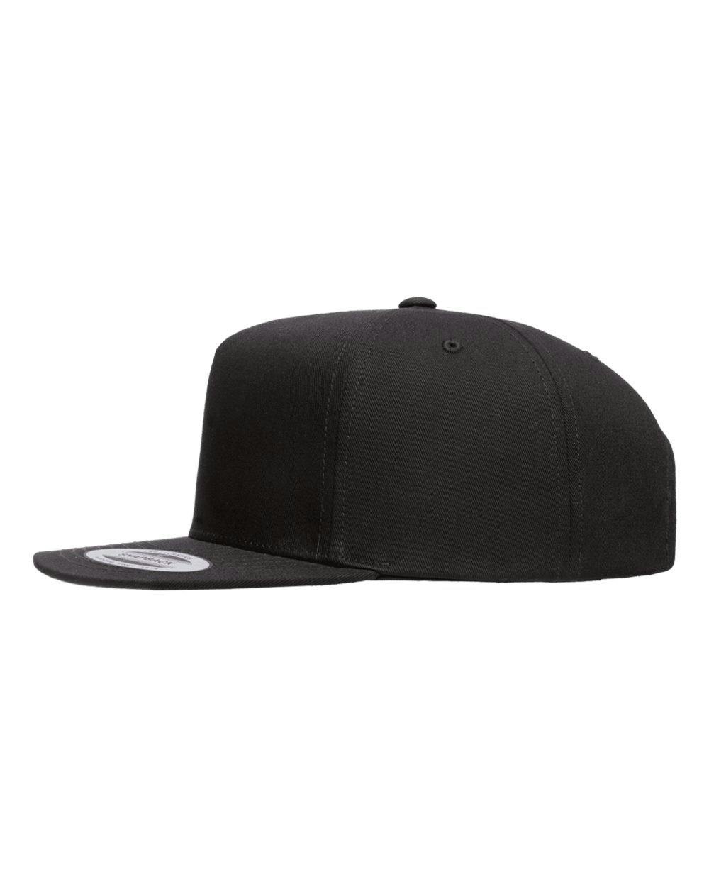 Five-Panel Cotton Twill Snapback Cap [6007]