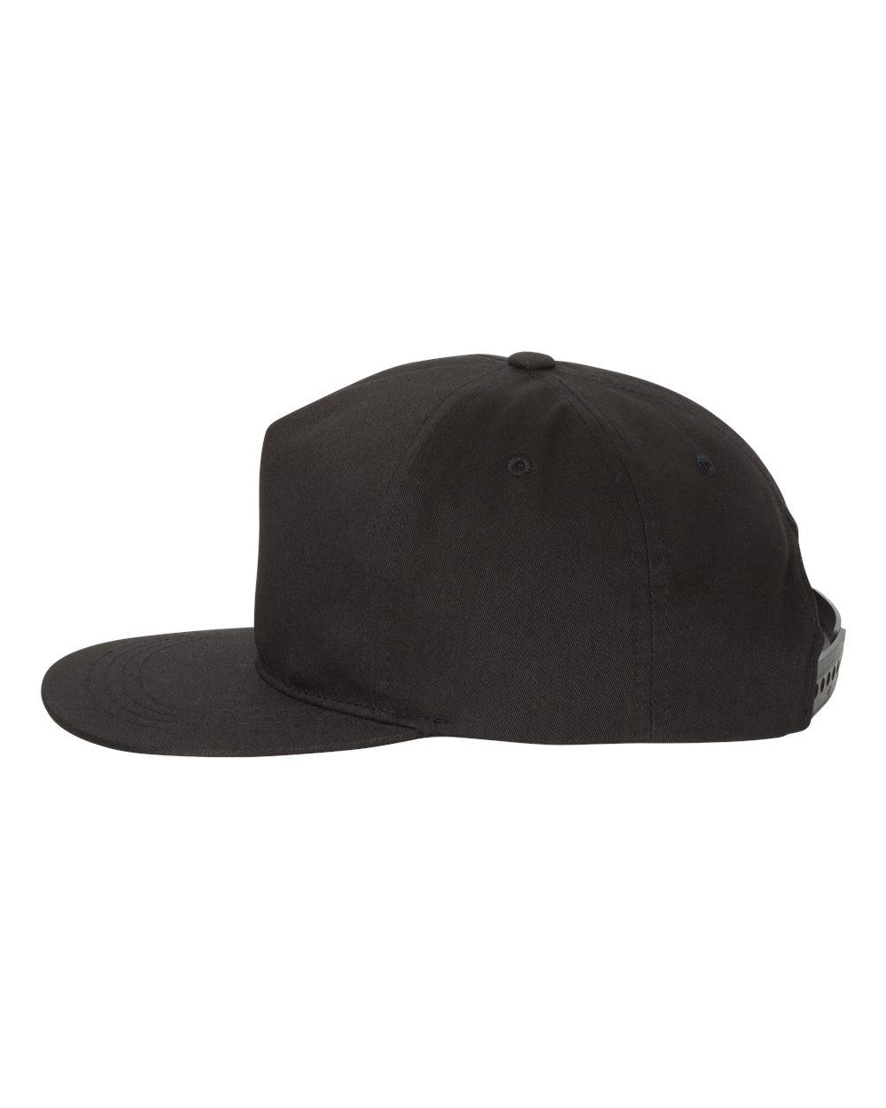 Lightly-Structured Five-Panel Snapback Cap [6502]