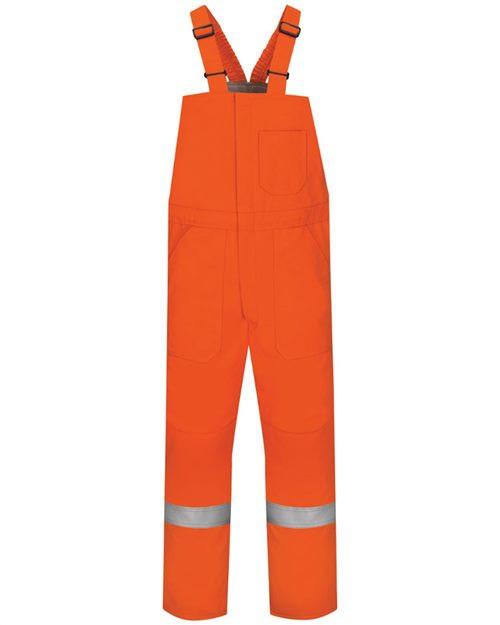 Deluxe Insulated Bib Overall with Reflective Trim - EXCEL FR® ComforTouch [BLCS]