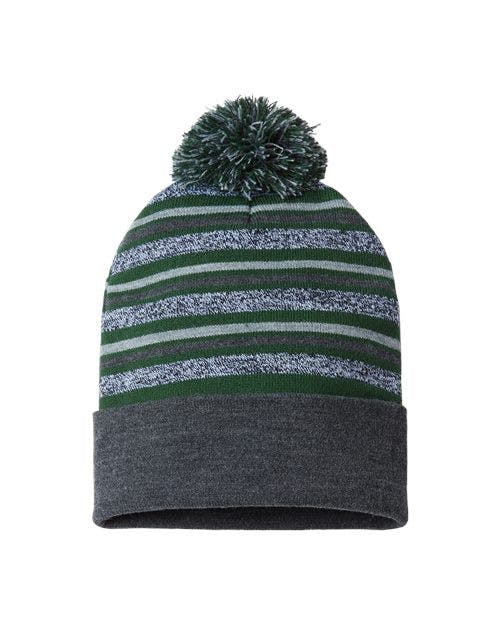 USA-Made Striped Beanie [RKL12]