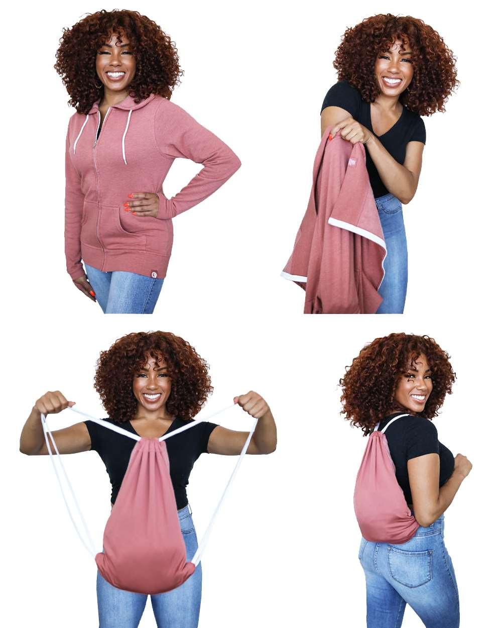 2-in-1 Women's Hero Hoodie Lite Full-Zip [LWFZH]