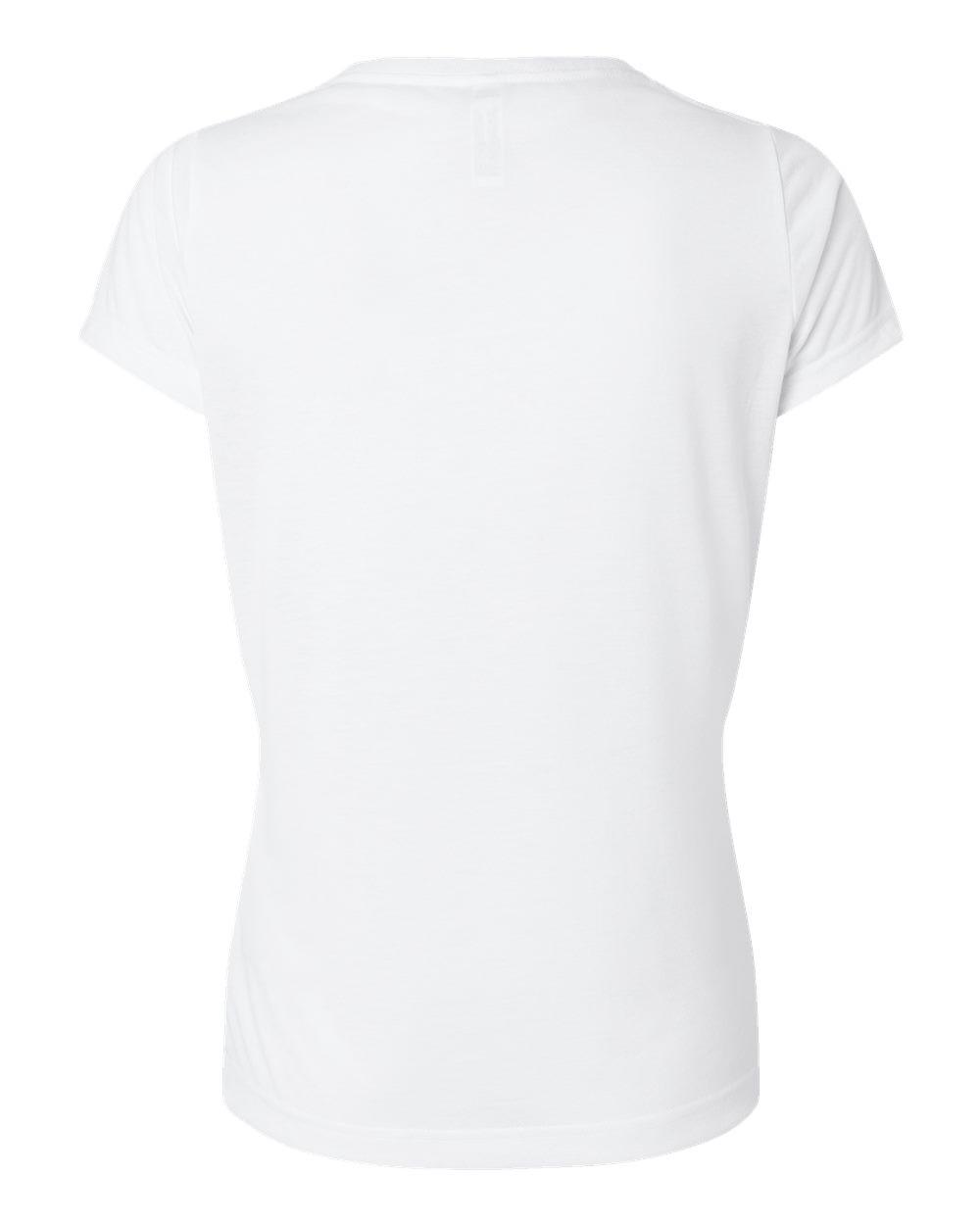 Women's Polyester Sublimation V-Neck Tee [1507]