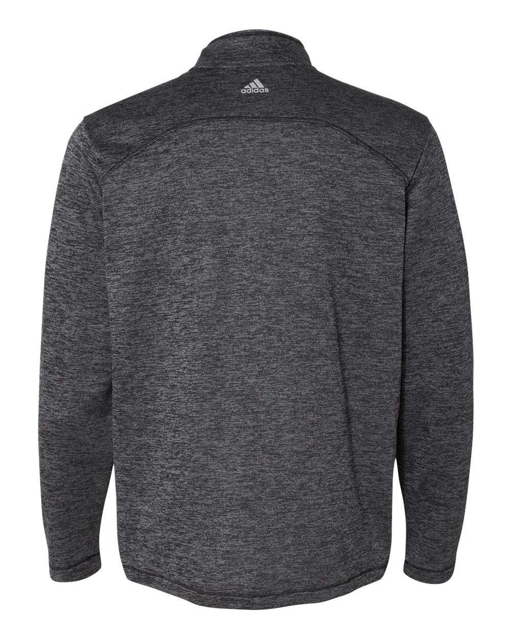 Brushed Terry Heathered Quarter-Zip Pullover [A284]