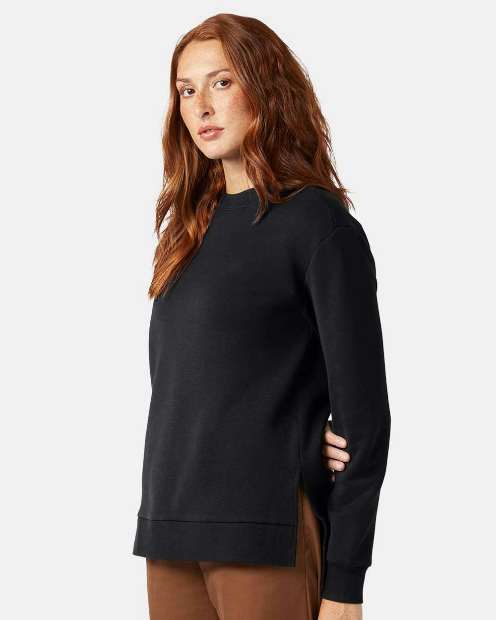 Women's Eco-Cozy Fleece Crewneck Sweatshirt [8809PF]