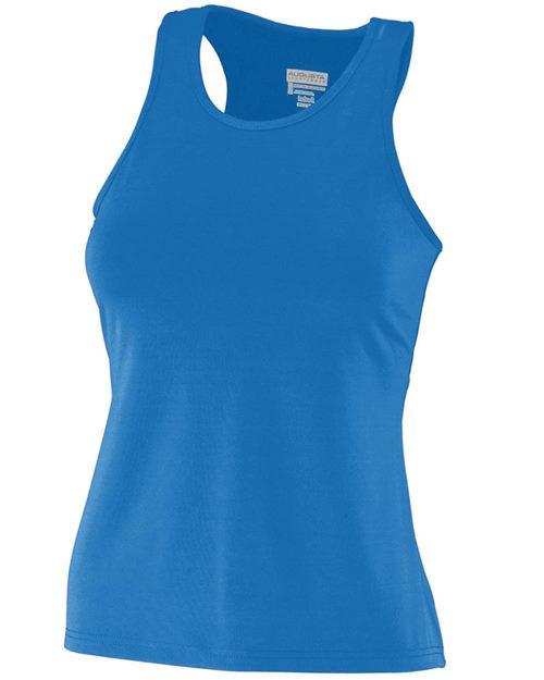 Women's Solid Racerback Tank Top [1202]