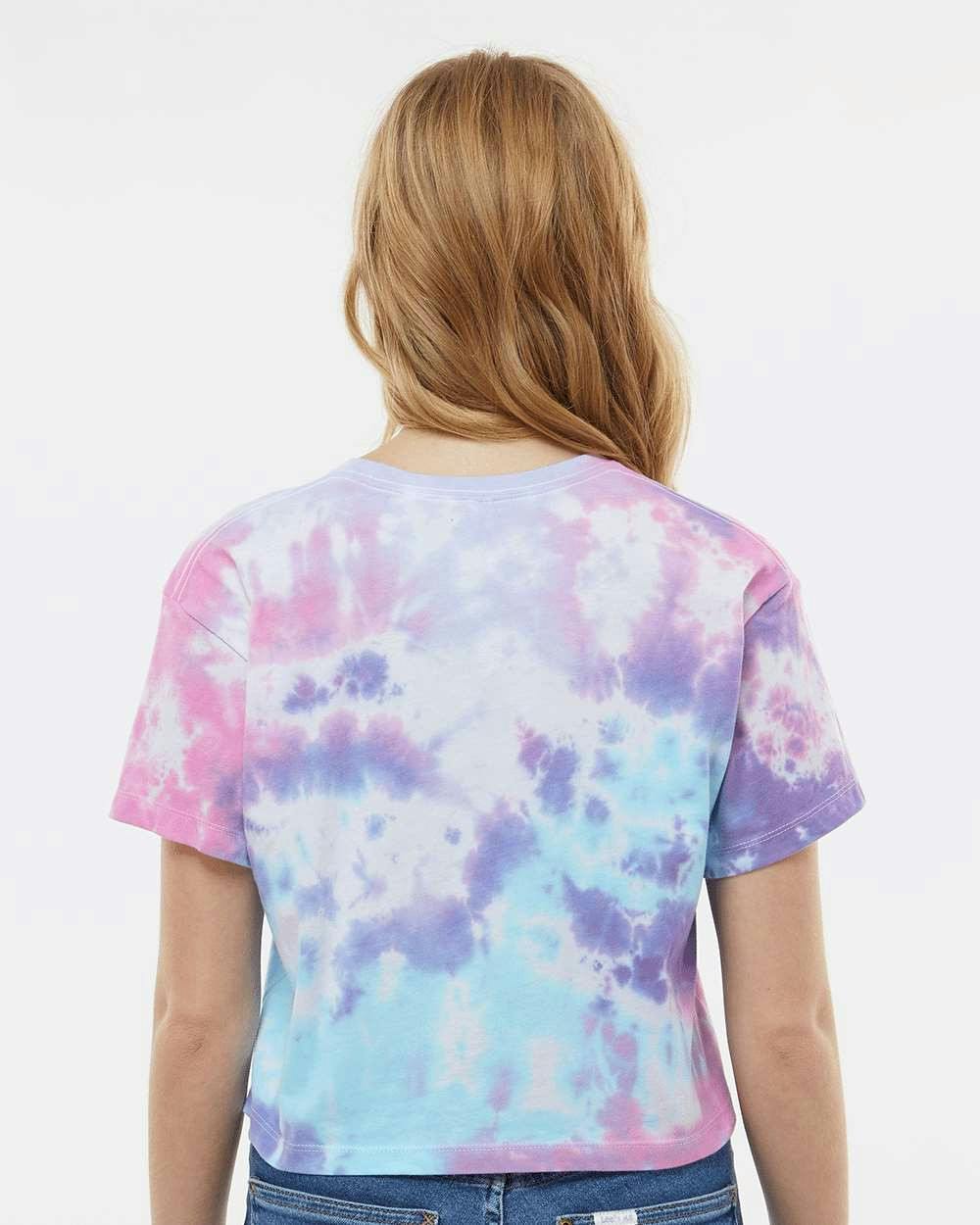 Women's Tie-Dyed Crop T-Shirt [1050]