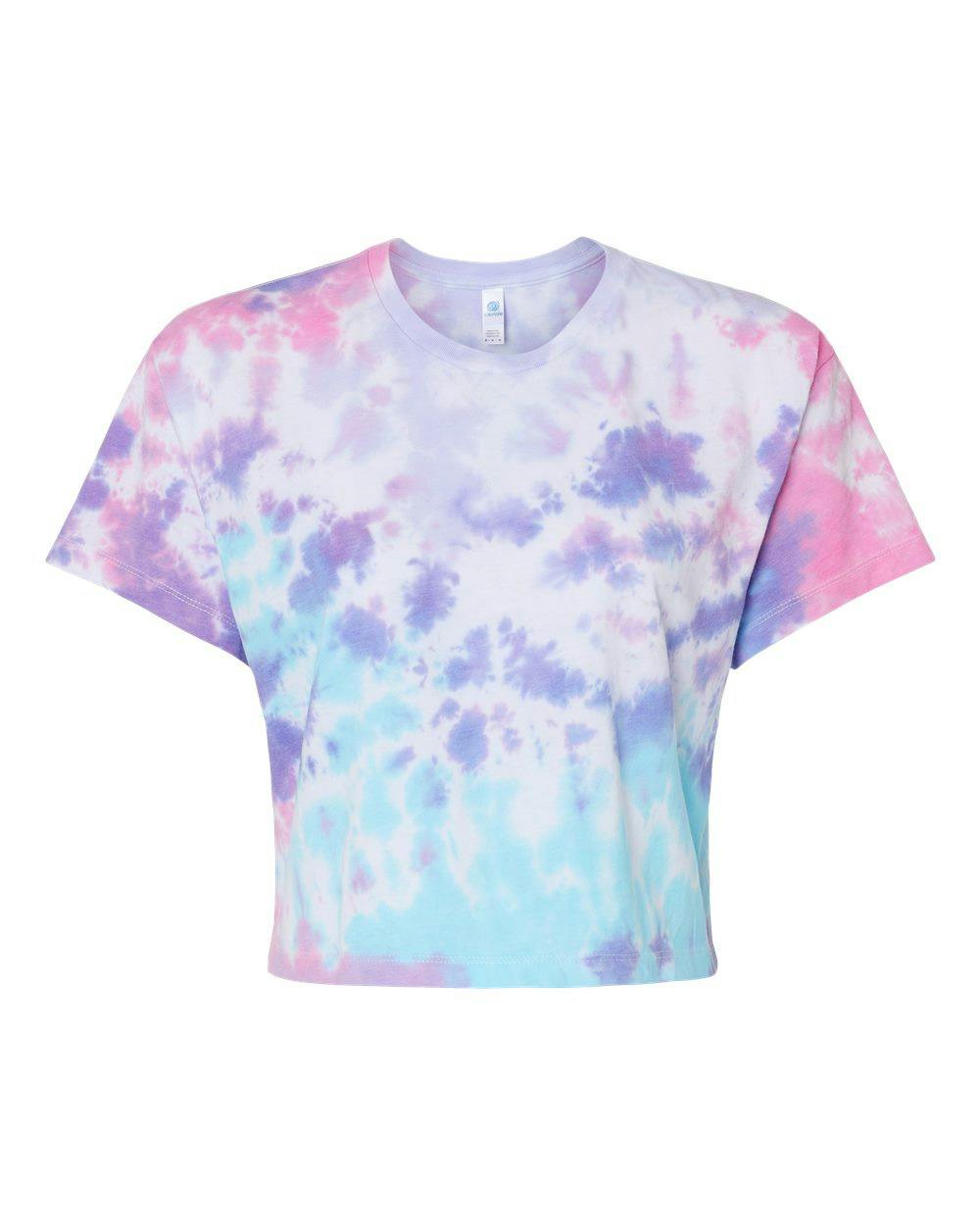 Women's Tie-Dyed Crop T-Shirt [1050]