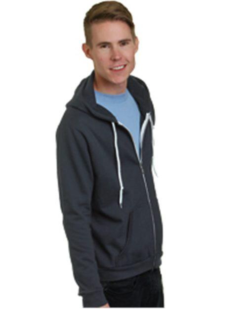 USA-Made Full-Zip Fleece Sweatshirt [875]