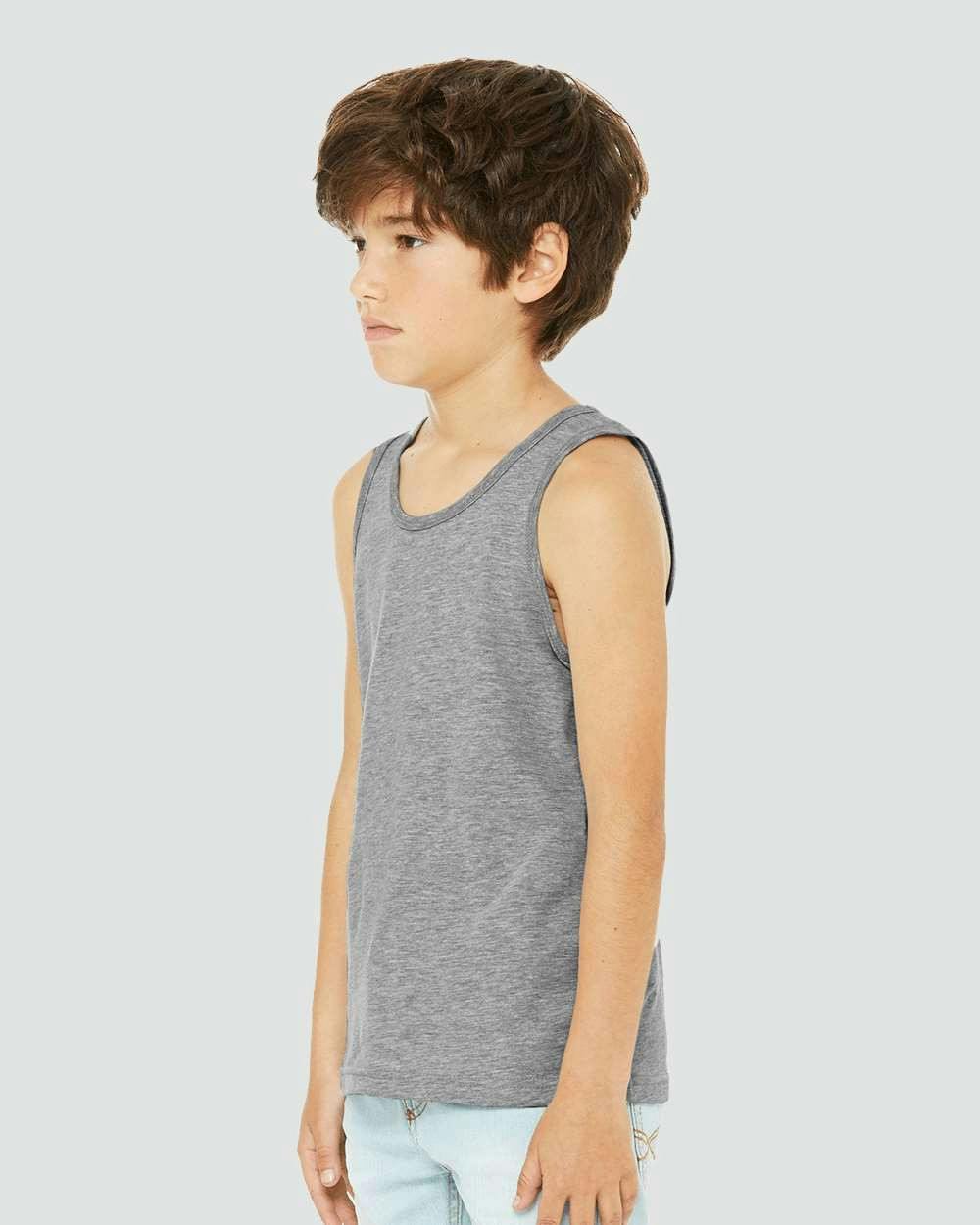 Youth Heather CVC Tank [3480YCVC]