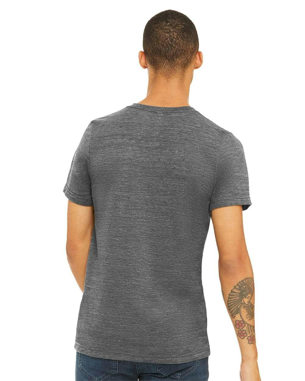 Textured Jersey V-Neck Tee [3655]