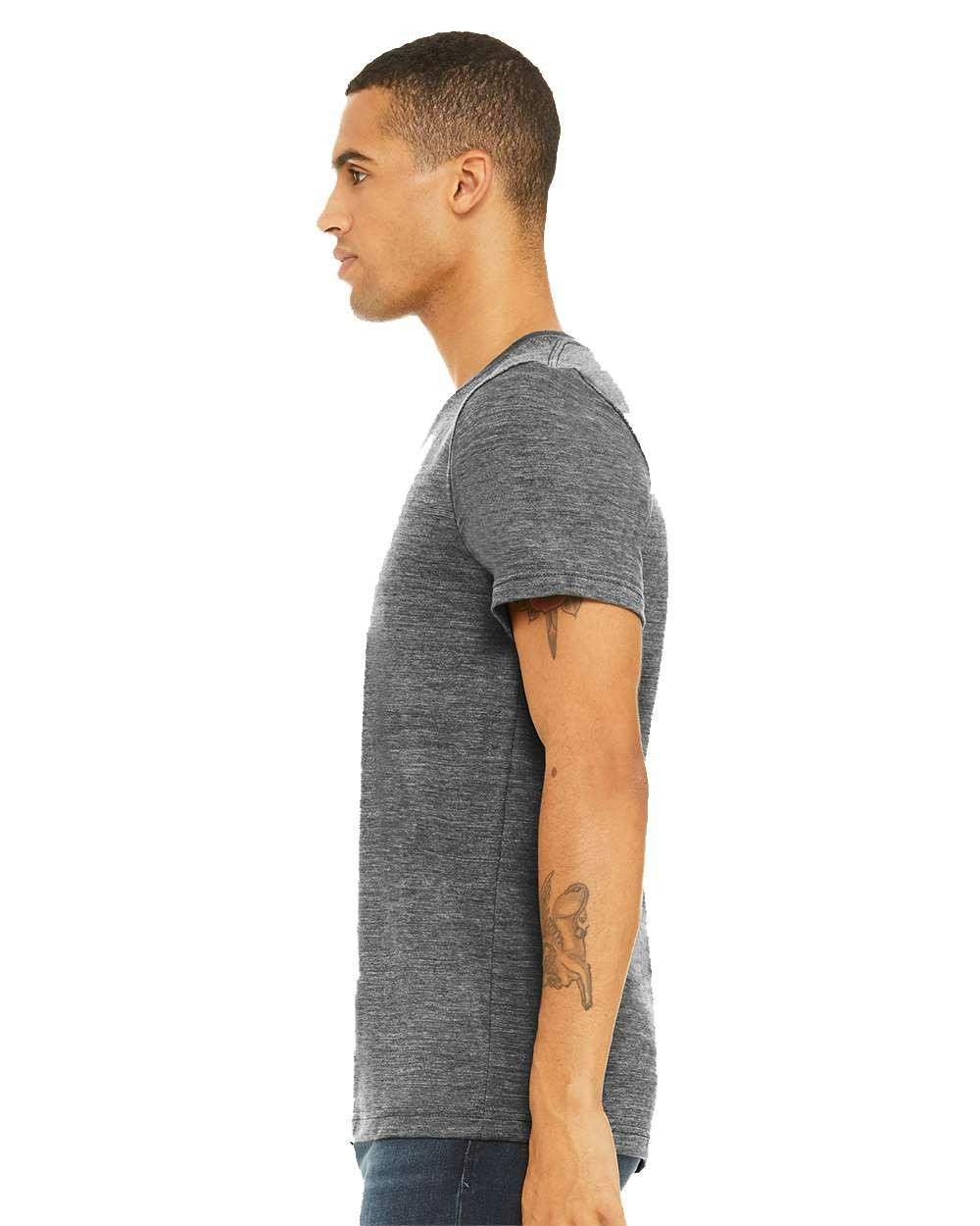 Textured Jersey V-Neck Tee [3655]