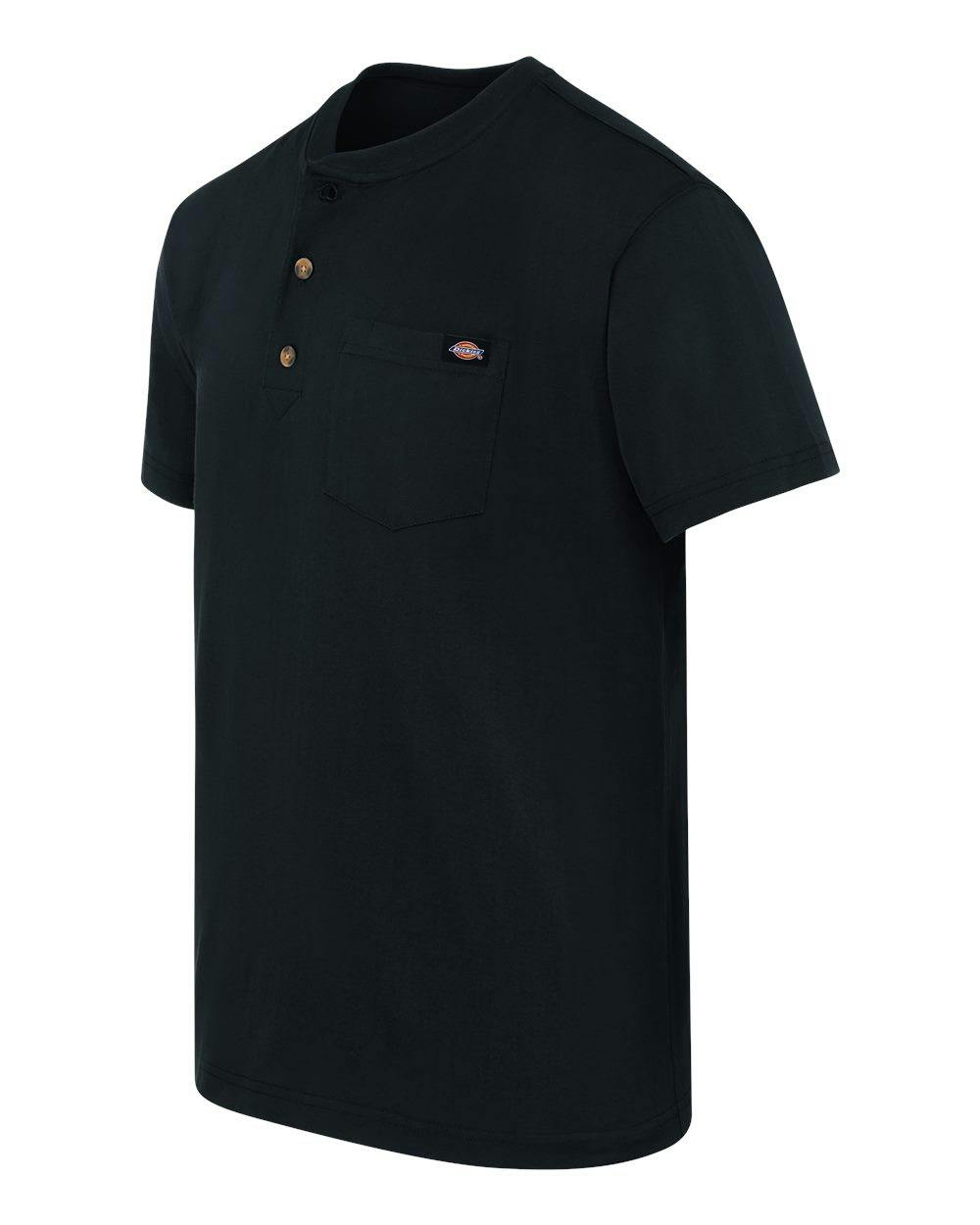 Heavyweight Traditional Short Sleeve Henley - Tall Sizes [WS51T]